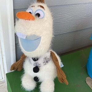 Disney Olaf Furry Rare Large Plush From London UK Disneyland
